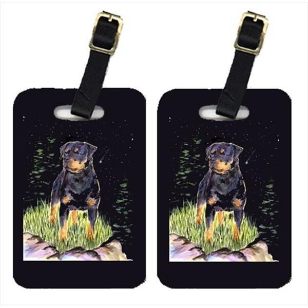 Carolines Treasures SS8475BT Starry Night Rottweiler Luggage Tags - Pair Of 2, Carolines Treasures, Mfr#: SS8475BT